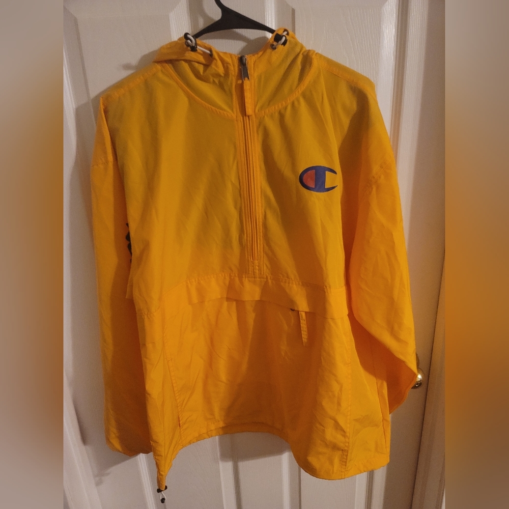 Champion yellow Windbreaker